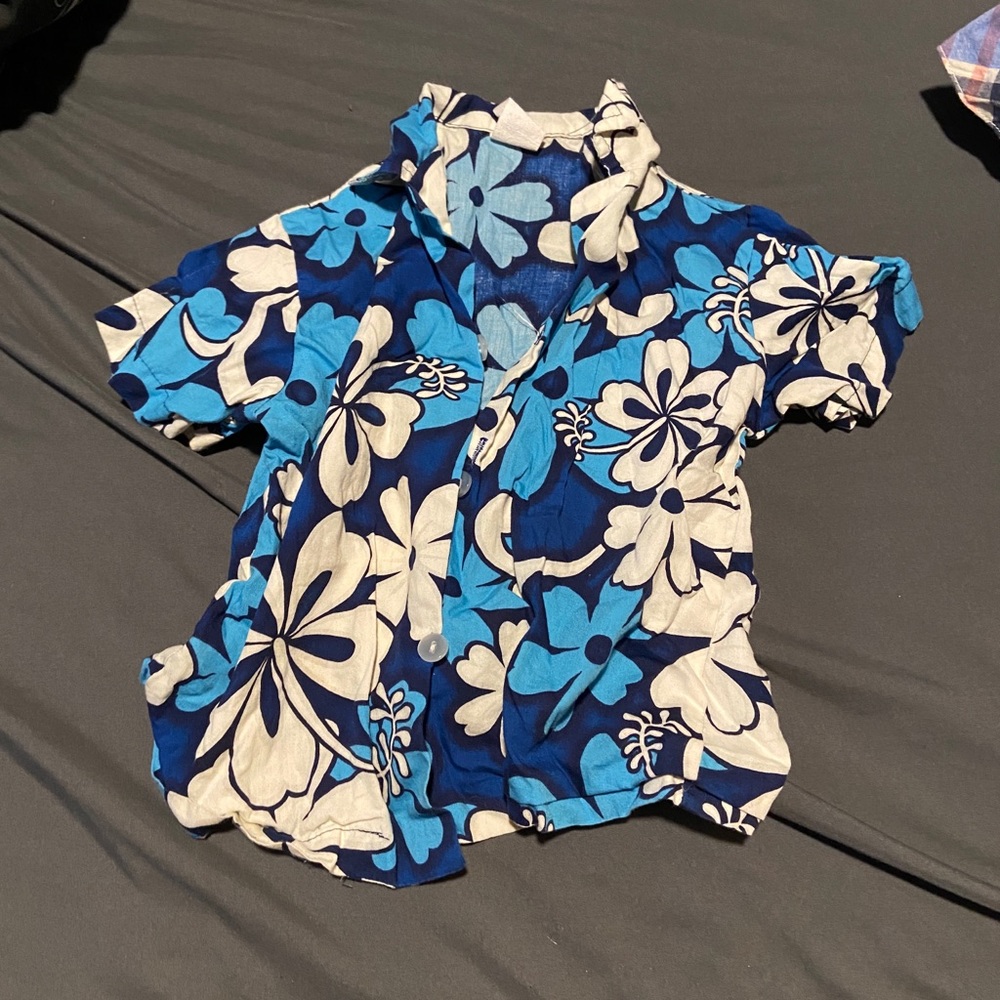 Light blue Hawaiian shirt